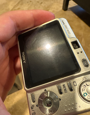 Sony Cyber-shot DSC-W50 6.0MP Digital Camera - Silver for sale