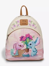 Loungefly Disney Stitch  Angel Laundry Day Mini Backpack New with Tags NWT