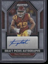 2023 Panini Prizm Draft Picks Tuli Tuipulotu Auto 