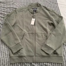 RLX Ralph Lauren Technical Knitwear Bomber Style Jacket XL Army Green MSRP $268
