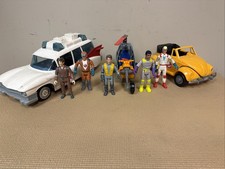 VINTAGE GHOSTBUSTERS ECTO-1 ECTO-2 HIGHWAY HAUNTER KENNER ACTION FIGURES VENKMAN