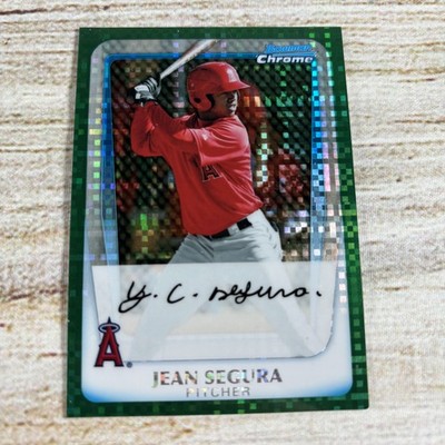 2011 Bowman Chrome Jean Segura Green X-Fractor BCP131 Angels RC