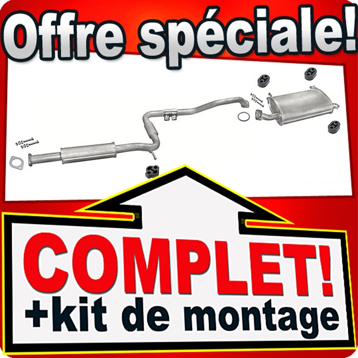 Pot d'échappement Nissan Primera P11 2.0 pour restauration et entretien mécanique 1996-2002 - 2