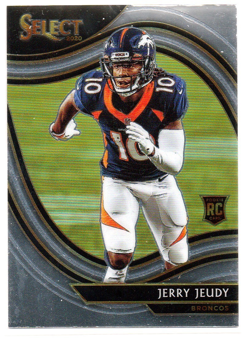 2020 Panini Select Jerry Jeudy RC Field Level #356 Denver Broncos