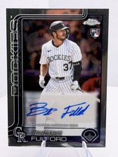 2025 Topps Chrome Update Braxton Fulford Auto RC Rookie #AC-BF Rockies