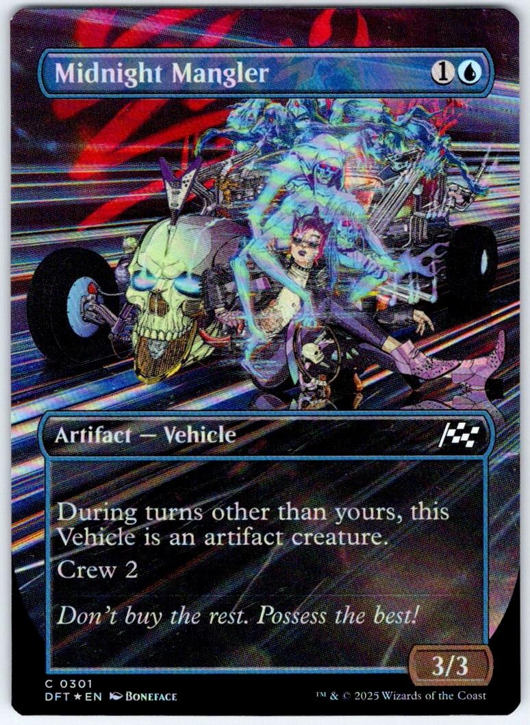 Midnight Mangler (Borderless) 301 Aetherdrift Magic: The Gathering Foil NM