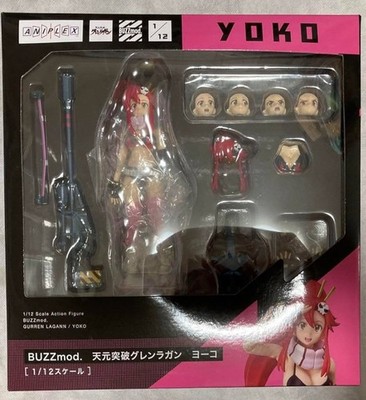 BUZZmod. Gurren Lagann Yoko Littner 1/12 Action Figure Japan