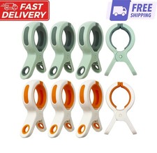 8 Pack Beach Towel Clips for Beach Chairs Cruise, Beach Chair Clips for Towels
