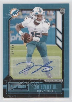 2020 Playbook Platinum Signatures 35/49 Lynn Bowden Jr #135 Rookie Auto RC 0z0n