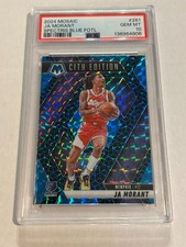 2024-25 PANINI MOSAIC JA MORANT 21/25 FOTL BLUE SPECTRIS PSA 10 GRIZZLIES SP TN4