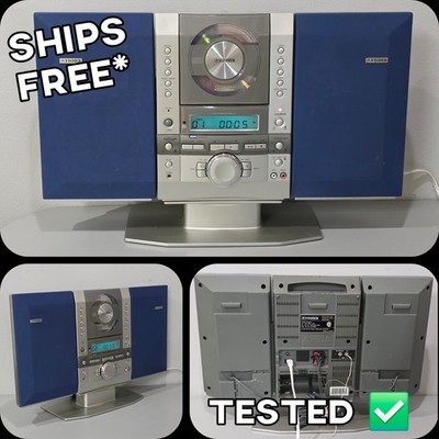 Fisher SLIM-1500 Vertical CD Player Audio System TESTED WORKING - NO REMOTE READ