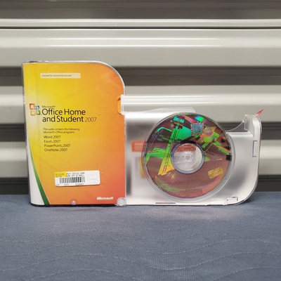 #ad Microsoft Office Home and Student 2007 PC Original Case Excel Word XP Vista Only $14.62