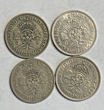 Pre 1947 Florin 2 shilling coins choice of years 1938,1939,1941,1945