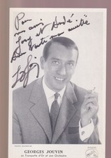Georges JOUVIN PHOTOGRAPHIE ORIGINALE 17*12 avec AUTOGRAPHE