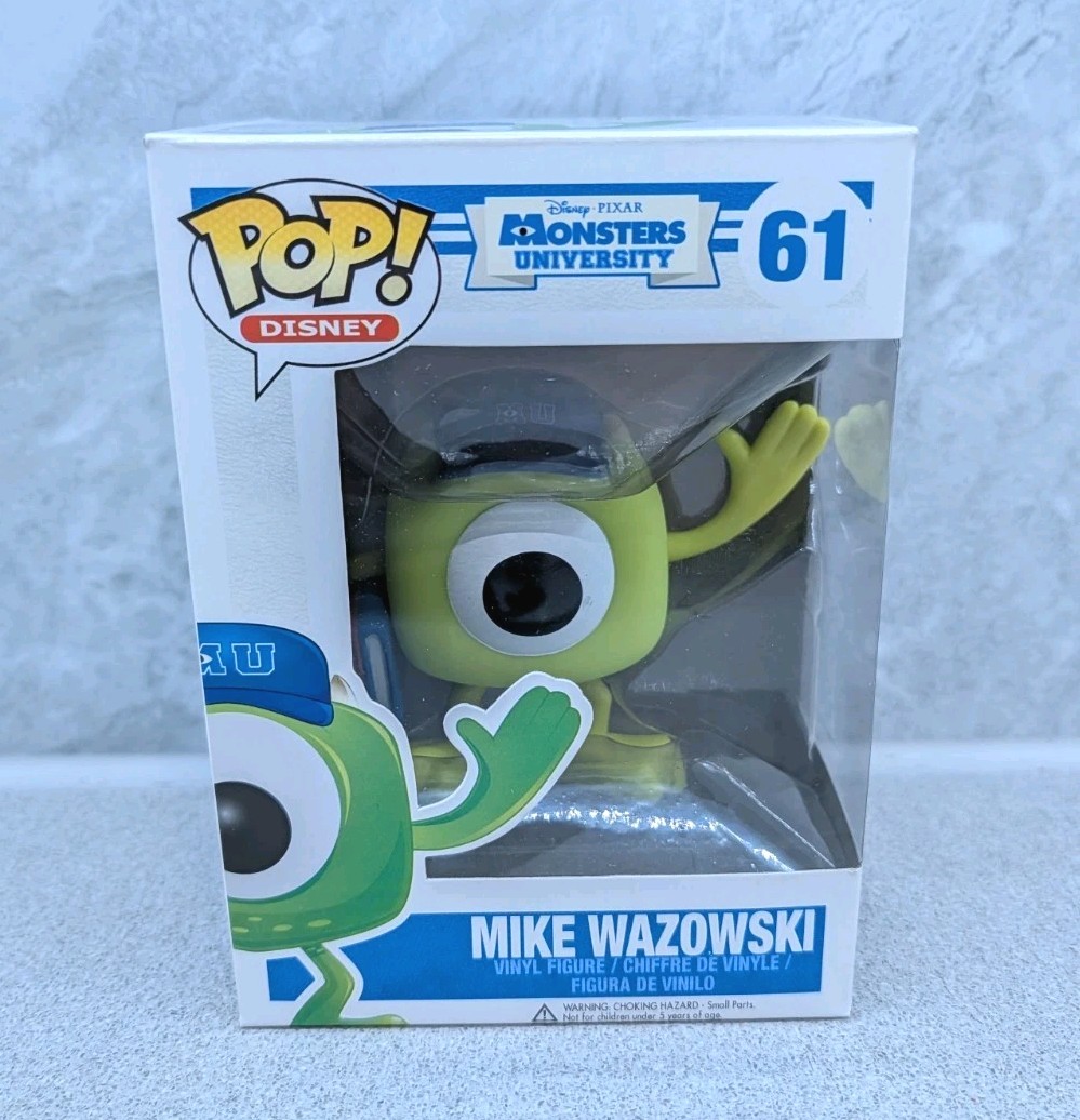 Funko Pop! Disney Monsters University Inc. Mike Wazowski #61 + Protector