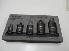 Titan SAE Impact Wobble Adapter Set 1/4-3/8, 3/8-1/4, 3/8-1/2, 1/2-3/8, 1/2-3/4