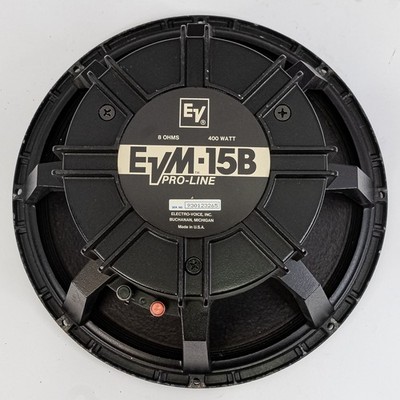 Electro-Voice EVM-15B Proline 15'' Speaker 400W 8 Ohm EV Driver