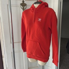 Adidas Originals Adicolor Essentials Trefoil Hoodie women  s Red Extra Small