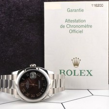 Rolex 36mm Datejust Sunburst Dial Steel Men's Watch 116200 10