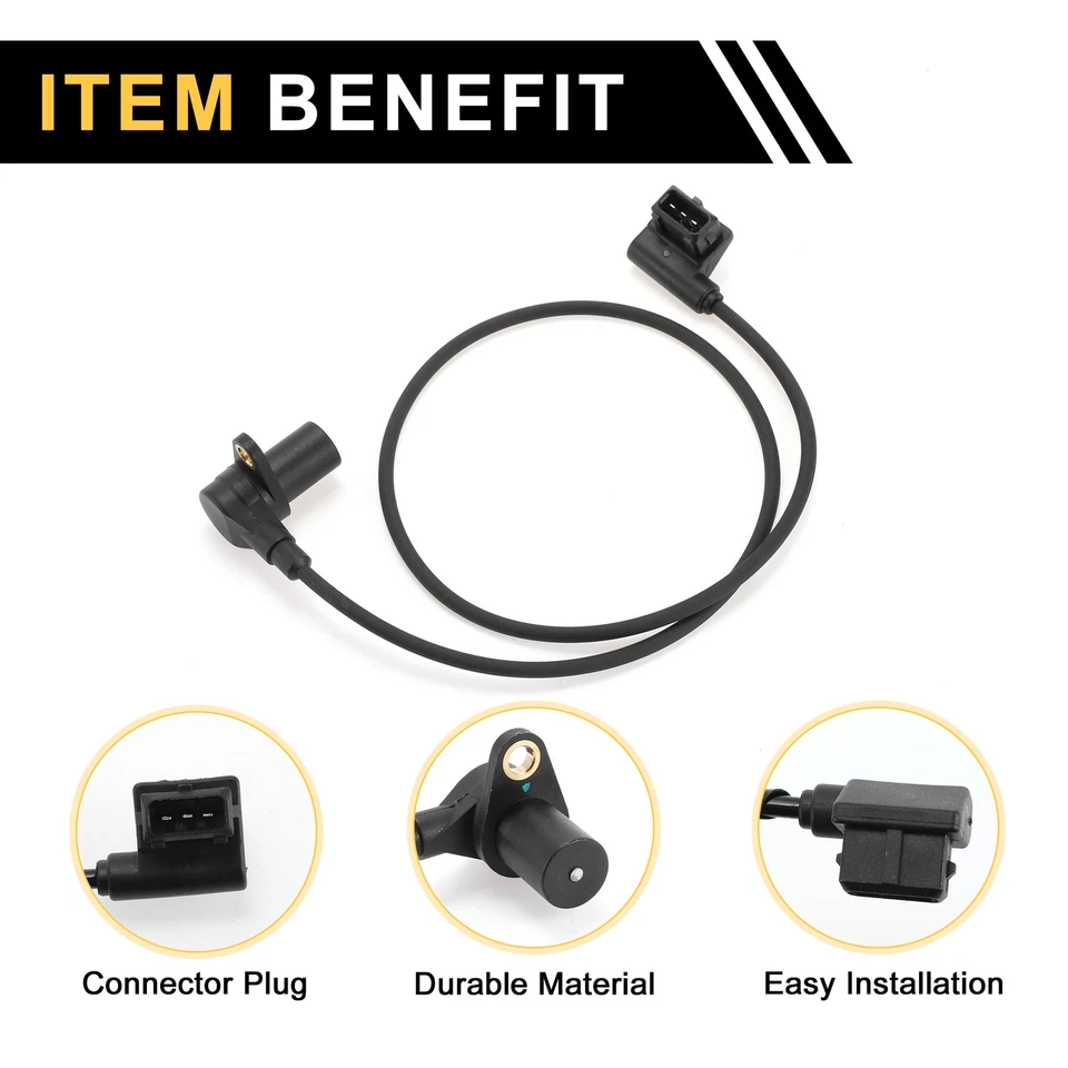 1 Pc No.12141715030 Crankshaft Position Sensor for BMW 325i 2.5 1987-1993 Foto 3 de 4
