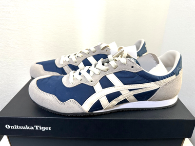 Onitsuka Tiger SERRANO 1183B400 406 MAKO BLUE CREAM Unisex Size | eBay
