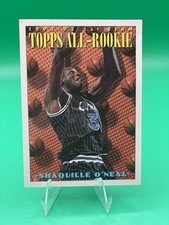 Topps 1993-94 All-Rookie Team Shaquille O'Neal Orlando Magic Gold #152