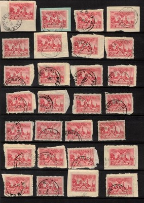 Australia 1936 2d Centenary of South Australia Used Stamps x 28, Lot ...