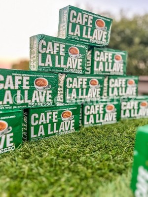 Cafe La Llave Espresso Dark Roast Ground Coffee - 10 oz (284g) Pack of  12