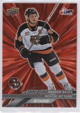 2024-25 Upper Deck CHL Stars Outburst Red 20/25 Andrew Basha #314 16f8