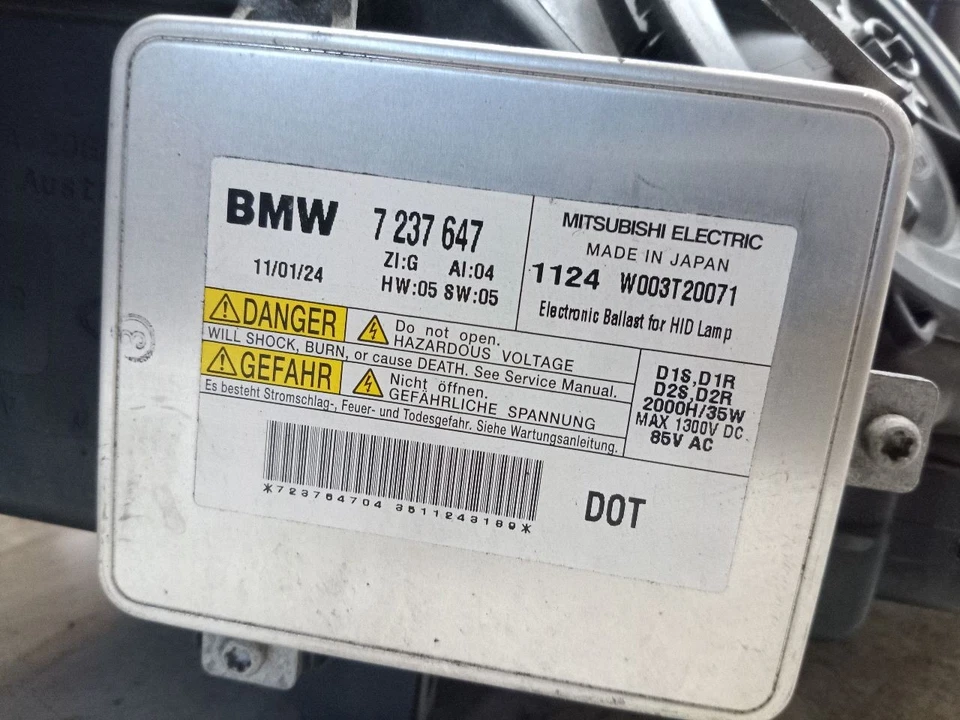 Used Right Headlight Assembly fits: 2012 Bmw 750I xenon HID adaptive headlamps R Foto 4 de 4