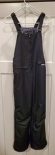 Arctix Youth Size Large Insulated Snow Bib Pants, Ski, Winter, Black, Overalls