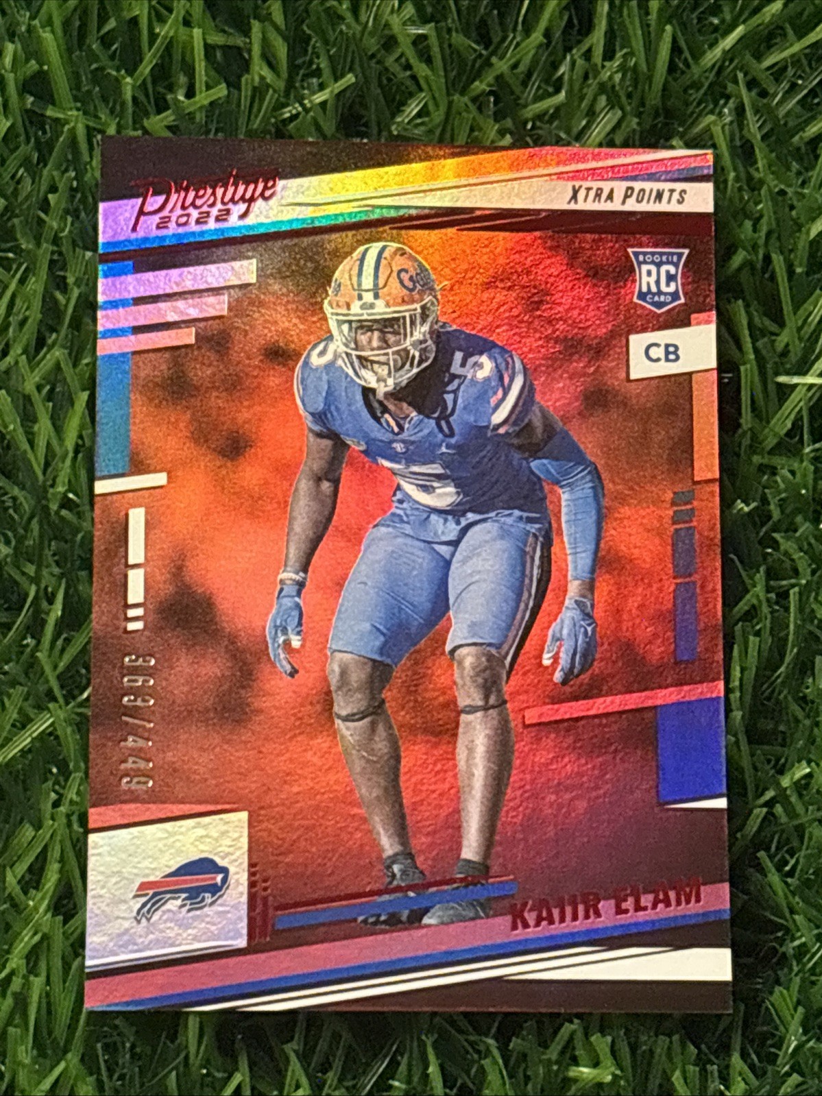 2022 Panini Prestige Rookies Xtra Points Red /449 Kaiir Elam #331 Rookie RC Bill