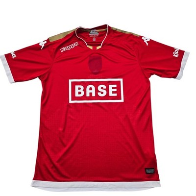 Kappa Kombat Herren XL Rot V-Ausschnitt Jersey Kurzarm Sportshirt