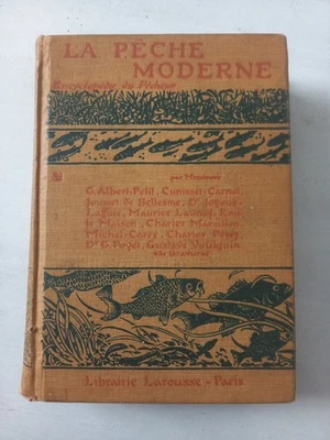 Livre LA PÊCHE MODERNE Larousse 1921 Encyclopédie du Pêcheur 680 Gravures Ancien - Photo 1/4