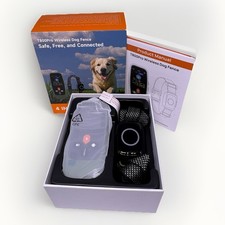 4 In 1 Wireless Dog Fence T800 Pro Safe Free and Connected Trainer, Bark, Status
