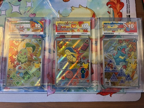First Partner Illustration Series 2 - Jhoto - Gen 2 Sequential Set - ACE 10