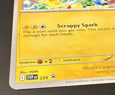 Pikachu Prom 2025 World Championships SVPEN 225 Pokemon Misprint