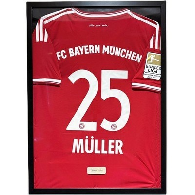 Bayern Munich Thomas Müller Jersey Framed,  Thomas Müller Shirt Framed