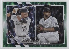 2021 Topps Update Rookie Combos Green Foil /499 Jordan Sheffield Alan Trejo 0ft3
