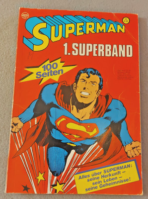 Superman Superband 1 (Ehapa, 1973-1987) sehr gut in Zustand 1-2!