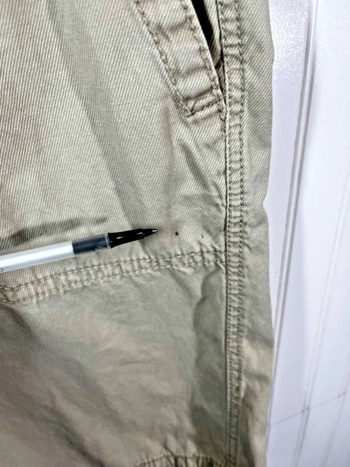 Arizona Jean Company Caqui Carga Red Forrada Talla 10 Cintura Regular 25" Foto 4 de 4