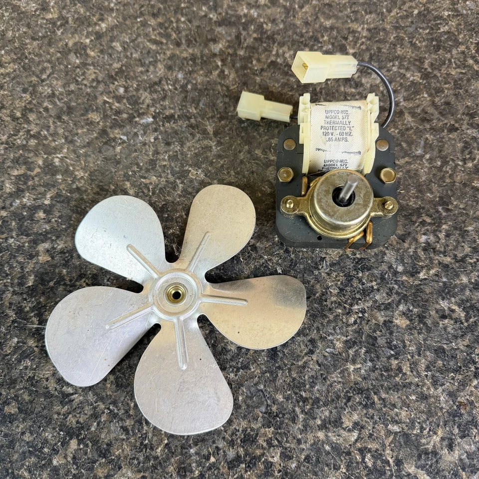 UPPCO Inc Model 57 120V 60Hz 0.65A Shaded Pole Motor with Torin 5-Blade HVAC Fan - Image 2 of 4