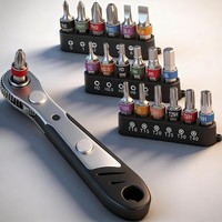 Torx Bit Set 19-Teilig Mit RatschenschlüSsel 1/4 Zoll Magnetisch Werkzeugset