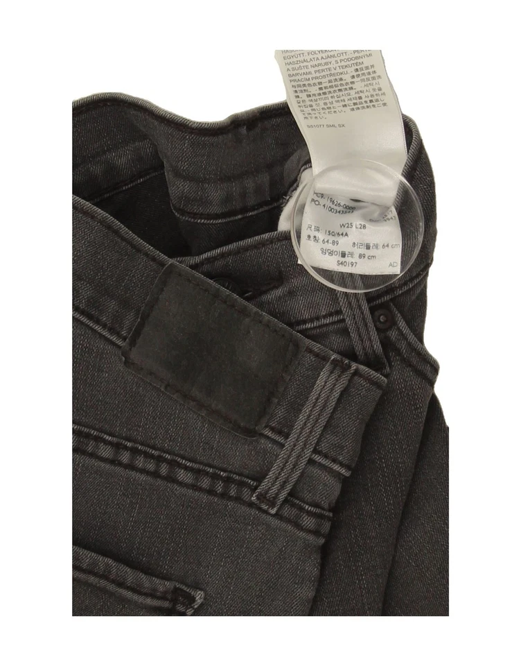 LEVI'S Womens 311 Shaping Skinny Jeans W25 L28 Grey Cotton DU05 - Image 3 of 3