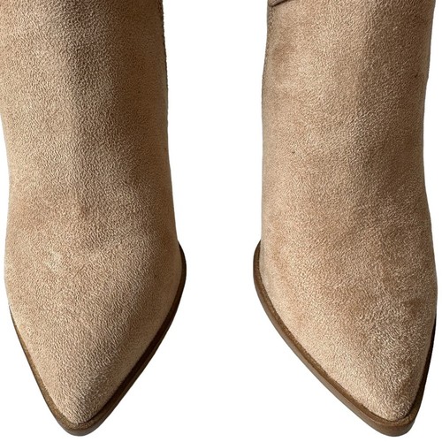 Steve Madden Stivali Scandal Cammello Beige Ecopelle Scamosciata Fibbia Stivaletto Donna Tg 5 - Foto 7 di 12