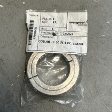 1.50" Bore Diameter - Clamping Two Piece Shaft Collar Stainless Steel 1-1/2