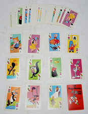 Vintage 1966 Whitman Bugs Bunny Card Game COMPLETE 45 Cards Warner Bros Case