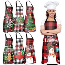 6 Pcs Christmas Apron for Women, Cute Style