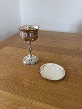 Vintage Chalice and Pattern English Silver Plate Pagan Wiccan Altar