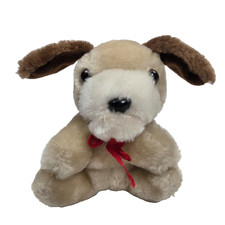 Vintage Dog Plush Stuffed Animal 5"